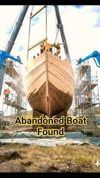 ABANDONED BOAT WILL IT START | BOAT RESTORATION | Rebuild Craft #shorts