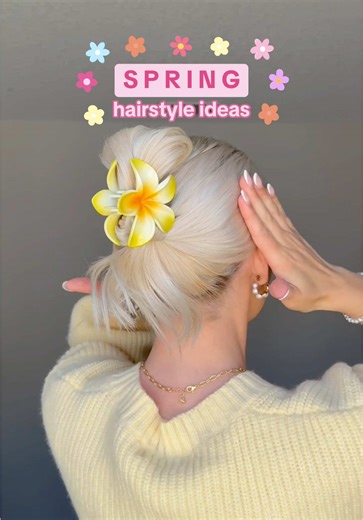 Spring Hairstyle Ideas with Fun Hair Accessories