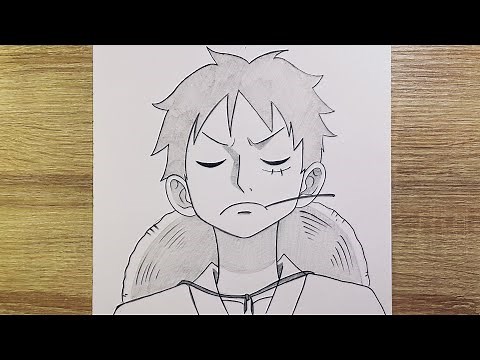 Comment dessiner Monkey D. Luffy facilement | Tutoriel dessin One Piece étape par étape