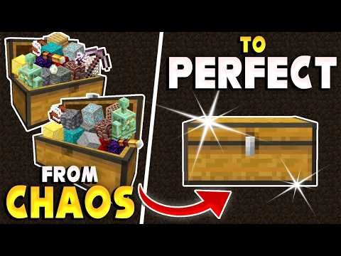 I Finally Built the PERFECT Storage System in Minecraft