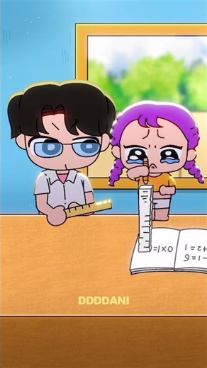 when doing homework with dad… #animation #shorts