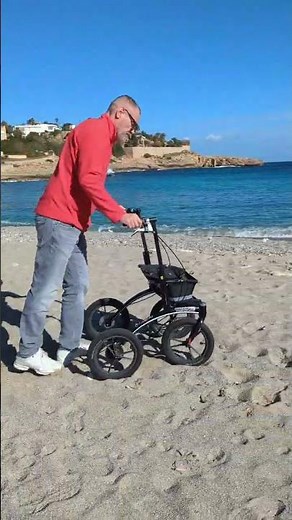 Trionic Walker on beach