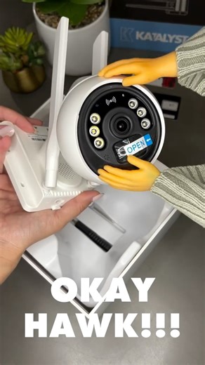 KATALYST on Instagram: "Tiny hands are back... and this time, they're unboxing our Hawk Security Camera. 4G Cellular Certified. Solar-powered. Battery-backed. Katalyst approved. Available on all carriers. @att | @verizon | @tmobile Learn more about Hawk at the link in bio. #Hawk #Katalyst #KatalystBrand #Unboxing #TinyHands"