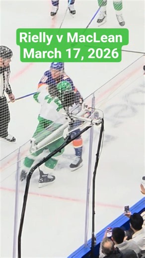 Rielly v MacLean Fight 🍁☘️🏝