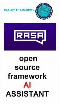 இலவசமான RASA OPENSOURCE FRAMEWORK AI ASSISTANT