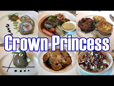 Crown Princess - Main Dining Room Dinner Menus & Food Photos - February/March 2020 - ParoDeeJay