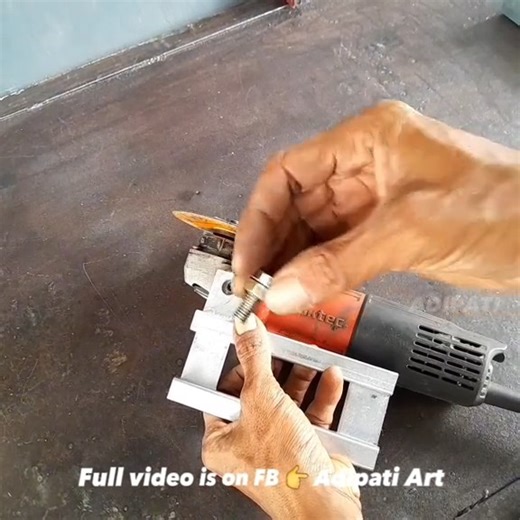 2.3K views · 12 reactions | DIY tool for handheld grinder #weldingart #workshop #diy | Delilah Collier | Facebook