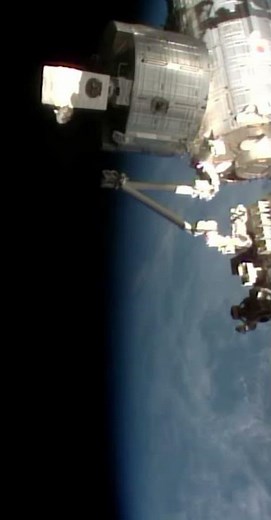 Sunset view Earth & Space Station #space #earthfromspace #isslive #iss #nasa #shorts #earth