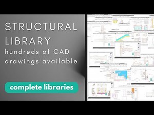 Structural CAD drawings library collection
