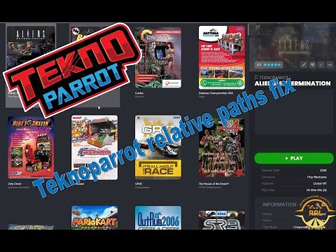 Teknoparrot relative paths fix - save remapping drive letters when you move libraries