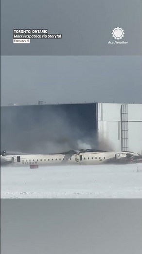 Plane Crashes, Flips Upside Down in Toronto