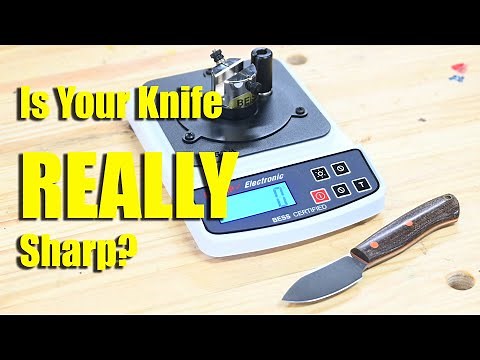 Is Your Knife REALLY Sharp? Knife Sharpness Tester...Exposed!