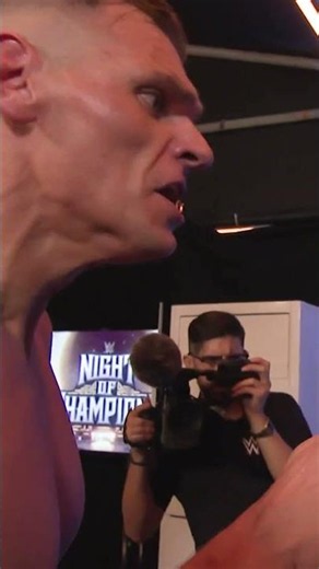 Tensions are at an all-time high between Gunther and Nick Aldis 🫣 #WWENOC