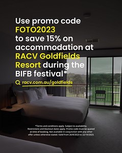 Ballarat International Foto Biennale (BIFB) and RACV present an exclusive long lunch at RACV Goldfields Resort with BIFB artists Erik Johannson, Aldona Kmieć and Selina Ou. Sip outstanding wines and enjoy delicious food prepared by RACV Goldfields Resort's executive chefs as you hear from each of the artists, who will delve into their practice and the background of their BIFB projects. Get your tickets at: https://ballaratfoto.org/program/artist-talk-the-art-of-lunch/ | RACV