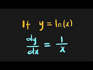 Derivative of ln(x) from the first principle