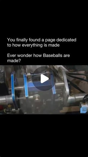 How Everything Is Made | A pro baseball looks simple, but it’s one of the most precisely engineered pieces of sports equipment ever made. It all starts with a small... | Instagram | Nicole Salerno