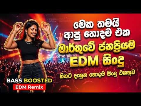 සුපිරිම EDM සිංදු 2026 | March Trending Sinhala Songs 🇱🇰 | Bass Boosted | Remix Collection