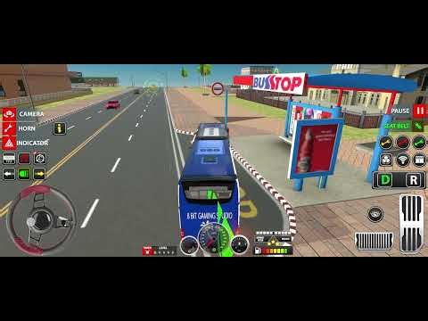 New Bus simulator game - Android Gameplay - Part -1 | Bus simulator game - indonesia Bus Game