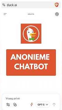 Duck.ai is de AI tool van DuckDuckGo
