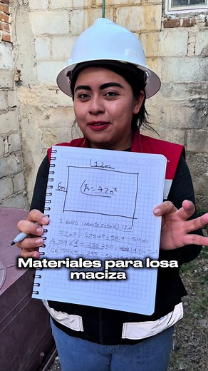 Cálculo de Materiales para Losa de Concreto