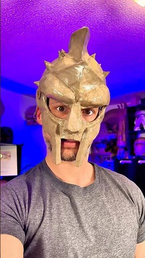 I Made Gladiator Helmet With Cardboard! #gladiator #epiccardboardprops