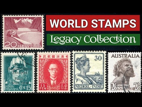 Rare Valuable Stamps Legacy | Europe, Asia and Australia Stamp Collection