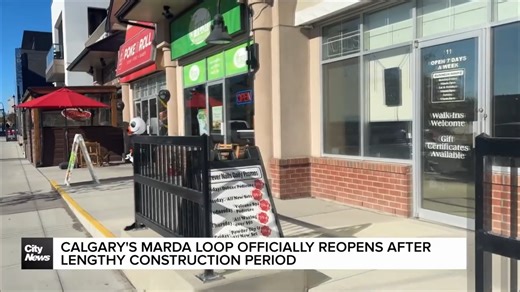 Calgary's Marda Loop officially reopens after lengthy construction period