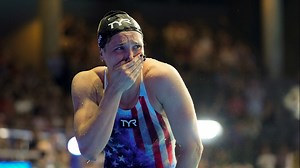 Watch: Annie Lazor's emotions flow after making Olympic team 2 months after losing dad