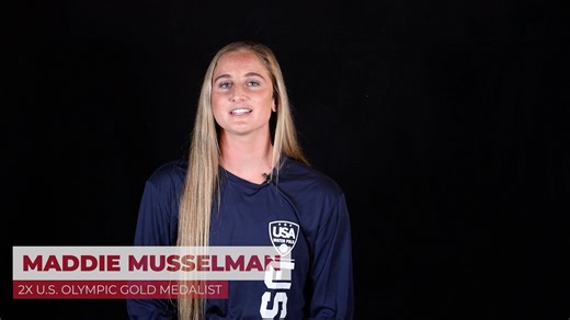 2X U.S. Olympic Gold Medalist Maddie Musselman is pumped for the #2024JOs Session ✌️to begin TODAY in NorCal. How are you and your team preparing for the day? #WaterPolo | USA Water Polo