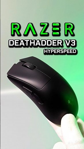 Razer DeathAdder V3 HyperSpeed Review | Wireless Gaming Mouse! 🐍 #razer #deathadder #review #shorts