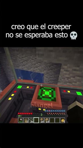 creo que el creeper no se esperaba esto 💀