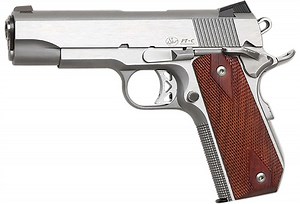 Dan Wesson 01912 Commander *CA Compliant 45 ACP 4.30' 8 1 Stainless Steel Cocobolo Grip