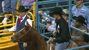 46K views · 2K reactions | #WranglerNFR Steer Wrestling - Round 8 Winner - Kyle Irwin 3.70 | Official NFR Experience | Facebook