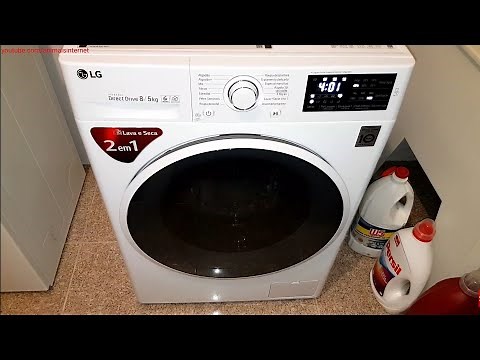 LG Washer Dryer Inverter Direct Drive 8/5 Kg F4J6TM0W: How to Use Wash + Dry Program