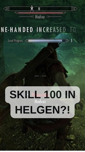You Can Get a Skill to 100 Before Leaving Helgen | Skyrim