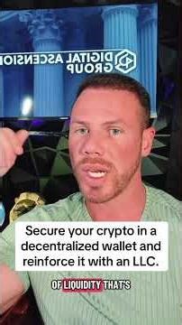 How to Secure Your Crypto with a Decentralized Wallet and an LLC #justhodl