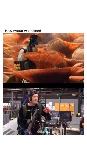 Detailed Explanation on Instagram: "Follow @detailedexplanation to learn something new every day! 🧠 ‘Avatar’ was filmed using a mix of live action footage and groundbreaking digital technology that had never been used on this scale before. Director James Cameron wanted the alien world of Pandora to feel real, so actors performed scenes on soundstages wearing motion capture suits covered in sensors. These suits recorded every movement, allowing their performances to be translated directly onto d