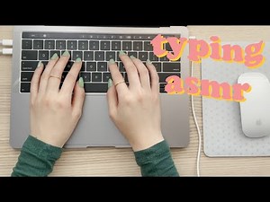 asmr keyboard typing // macbook pro, no talking