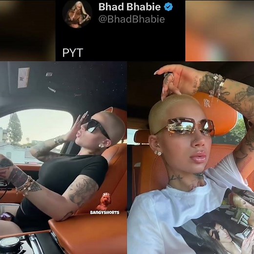 Bhad Bhabie says she’s feeling like a PYT while listening to Michael Jackson after her new haircut