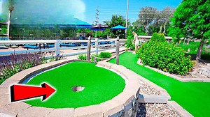 This fun park mini golf course is super impressive!