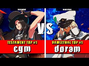 GGST | cgm (Testament) VS doram (Ramlethal) | Guilty Gear Strive High level gameplay