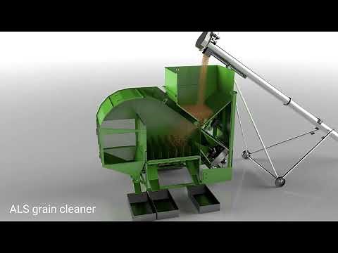 ALS grain cleaner + OSC scalper. How it works