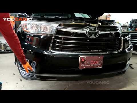 2014-2019 Toyota Highlander Front Bumper Removal