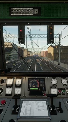 Peršing in SimRail - With Passenger Train