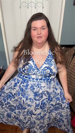 Stylish Plus Size Swim Dress - My New Favorite!