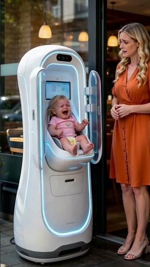 Automatic diaper changing machine helps change your baby's diaper.#Tech #Future #Smart