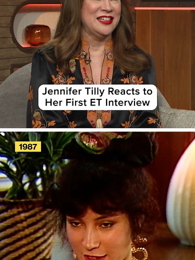 Jennifer Tilly knows she’s come a long way since hyperventilating in her first ET interview. From 'Liar Liar' and 'Bride of Chucky' to her current role in ‘School Spirits,’ the actress looks back at her career in an ET Retrospective at the link in bio.#jennifertilly #brideofchucky #schoolspirits #liarliar