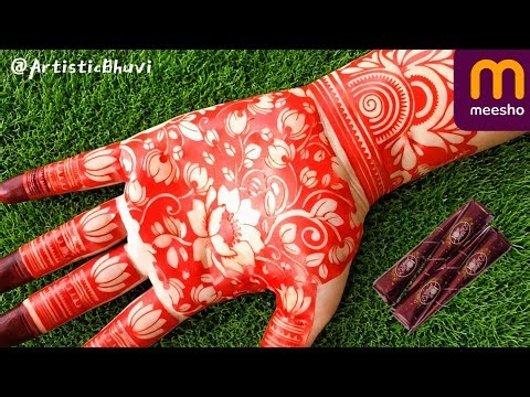 How to apply mehndi stickers on hands #mehndi #viral #video #mehndidesign #henna ‪@MehandiArtForYou‬