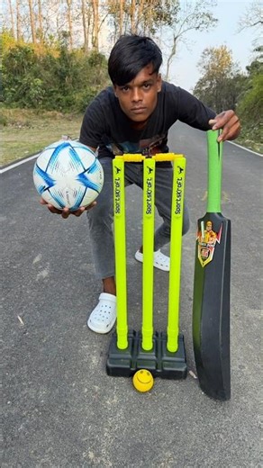 Mini Cricket set Vs Bada Cricket Set unboxing testing