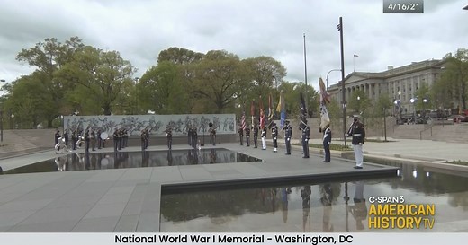 National World War I Memorial First Colors Ceremony